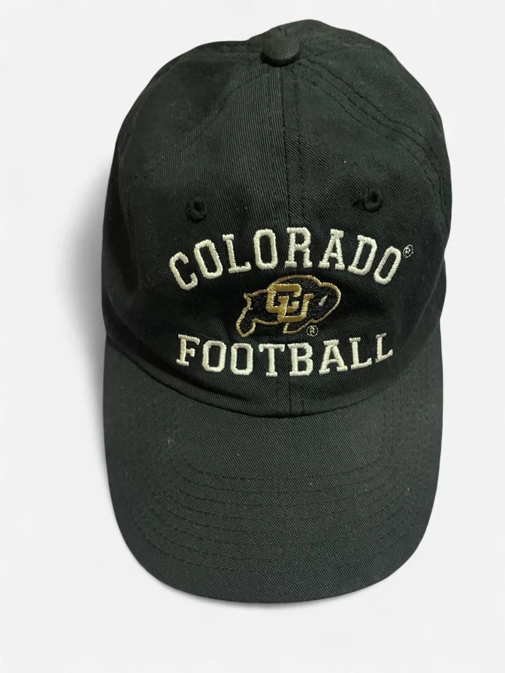 47 Brand Colorado Buffaloes Black Cap with Cream and Gold Logos